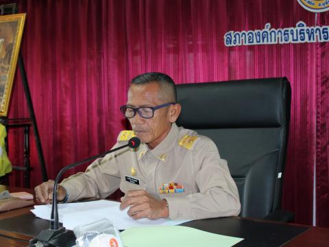 ประชุมสภาองค์การบริหารส่วนตำบลนิคม สมัยสามัญ สมัยที่แรก ครั้งที่ 1/2566 ประจำปี พ.ศ.2566